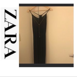 Zara black maxi dress